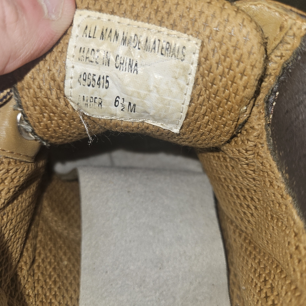Tan Lace-Up Boots - Picture 3 of 3